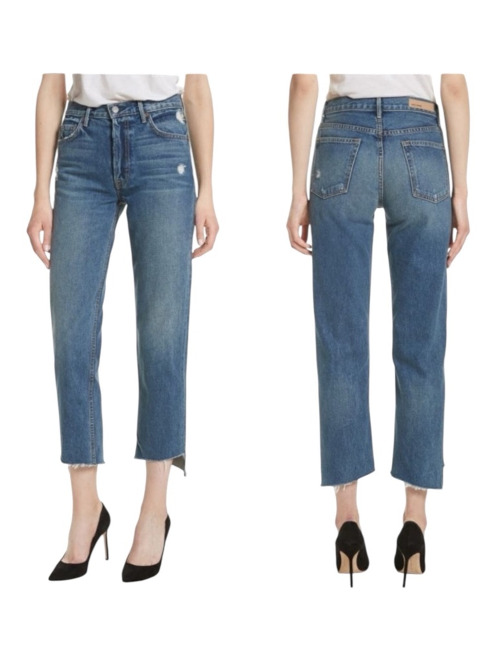 NWT GRLFRND Helena High Waist Straight Jeans 32